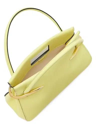 Givenchy Women's Pinch Top Handle Bag in Leather - Acid Yellow | Thumbnail 5 Givenchy Women's Pinch Top Handle Bag in Leather - Acid Yellow | Thumbnail 5