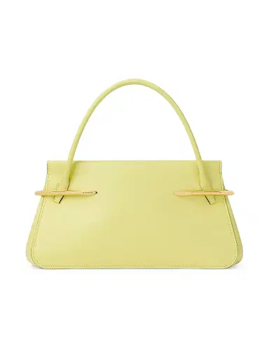 Givenchy Women's Pinch Top Handle Bag in Leather - Acid Yellow | Thumbnail 1 Givenchy Women's Pinch Top Handle Bag in Leather - Acid Yellow | Thumbnail 1