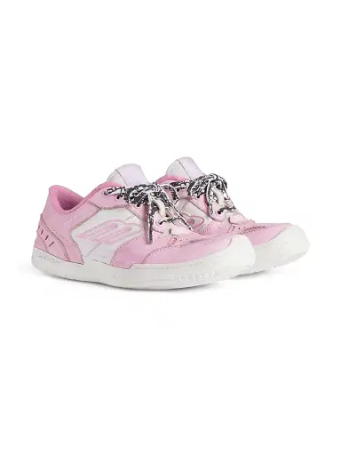 Balenciaga Women's Hamptons Medium Worn-Out Sneakers - Pink White | Thumbnail 2 Balenciaga Women's Hamptons Medium Worn-Out Sneakers - Pink White | Thumbnail 2