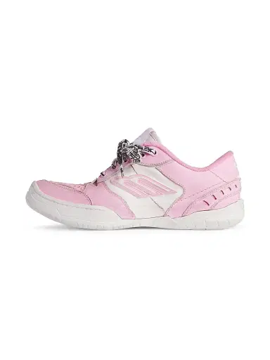 Balenciaga Women's Hamptons Medium Worn-Out Sneakers - Pink White | Thumbnail 5 Balenciaga Women's Hamptons Medium Worn-Out Sneakers - Pink White | Thumbnail 5