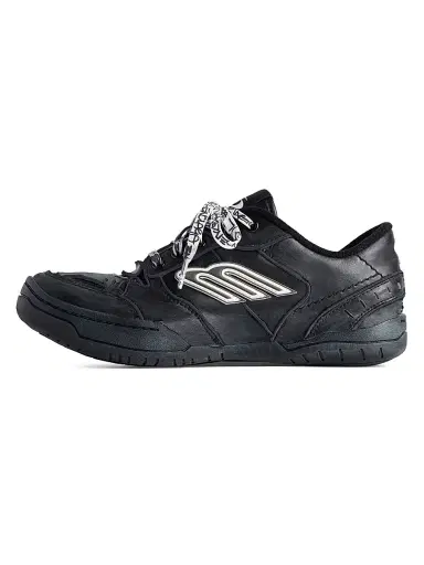 Balenciaga Women's Hamptons Worn-Out Sneakers - Black | Thumbnail 3 Balenciaga Women's Hamptons Worn-Out Sneakers - Black | Thumbnail 3