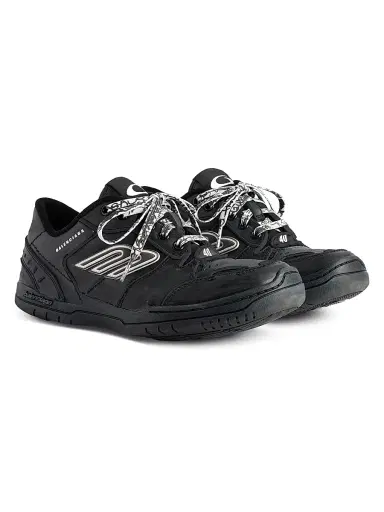 Balenciaga Women's Hamptons Worn-Out Sneakers - Black | Thumbnail 1 Balenciaga Women's Hamptons Worn-Out Sneakers - Black | Thumbnail 1