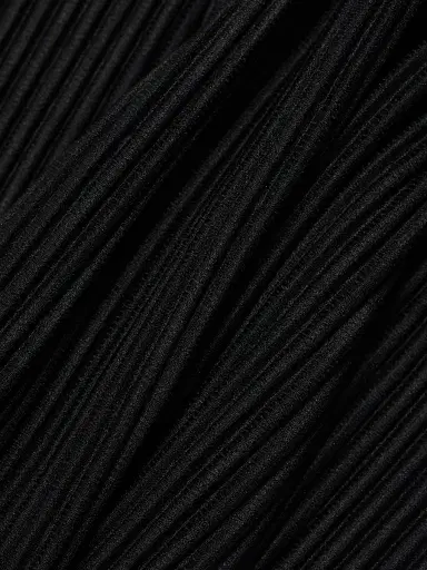 Homme Plissé Issey Miyake Men's August Knit Pleated Tapered-Leg Pants - Black | Thumbnail 7 Homme Plissé Issey Miyake Men's August Knit Pleated Tapered-Leg Pants - Black | Thumbnail 7