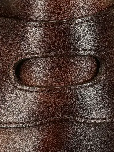 John Lobb Men's Lopez Chunky Leather Penny Loafers - Dark Brown | Thumbnail 6 John Lobb Men's Lopez Chunky Leather Penny Loafers - Dark Brown | Thumbnail 6