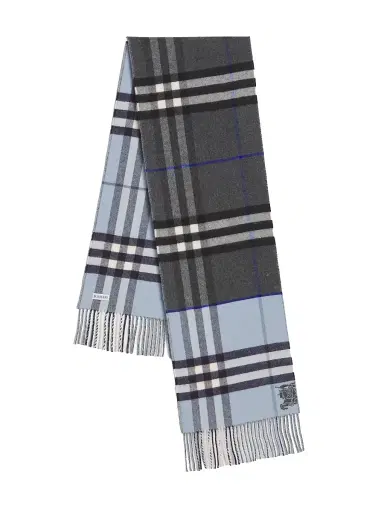 Burberry Women's Double Check Cashmere Scarf | Thumbnail 3 Burberry Women's Double Check Cashmere Scarf | Thumbnail 3