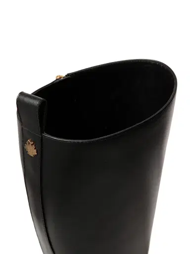 BALLY Women's Goran Lug Sole Riding Boots - Black - Size 10 | Thumbnail 4 BALLY Women's Goran Lug Sole Riding Boots - Black - Size 10 | Thumbnail 4