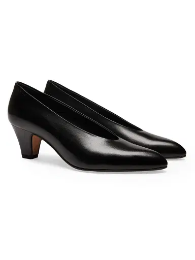 BALLY Women's Aline 55MM Leather Pumps - Black - Size 5 | Thumbnail 2 BALLY Women's Aline 55MM Leather Pumps - Black - Size 5 | Thumbnail 2