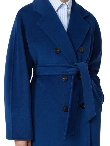 Max Mara Women's 101801 Icon Madame Wool Cashmere Double-Breasted Coat - Black | Thumbnail 11 Max Mara Women's 101801 Icon Madame Wool Cashmere Double-Breasted Coat - Black | Thumbnail 11