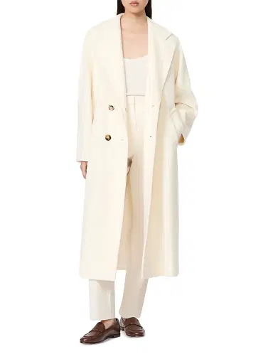 Max Mara Women's 101801 Icon Madame Wool Cashmere Double-Breasted Coat - Black | Thumbnail 14 Max Mara Women's 101801 Icon Madame Wool Cashmere Double-Breasted Coat - Black | Thumbnail 14
