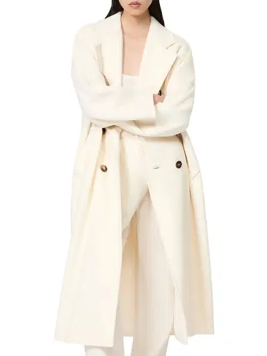 Max Mara Women's 101801 Icon Madame Wool Cashmere Double-Breasted Coat - Black | Thumbnail 17 Max Mara Women's 101801 Icon Madame Wool Cashmere Double-Breasted Coat - Black | Thumbnail 17
