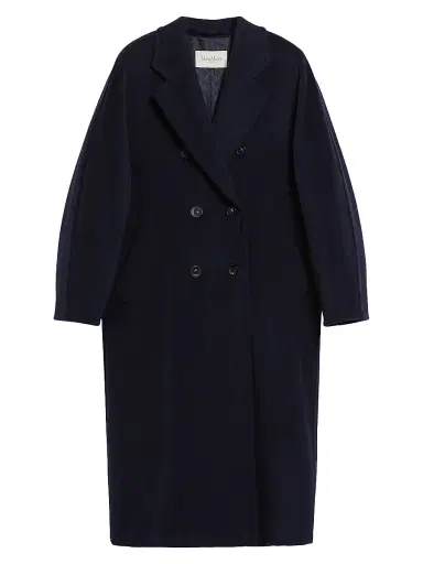 Max Mara Women's 101801 Icon Madame Wool Cashmere Double-Breasted Coat - Black | Thumbnail 27 Max Mara Women's 101801 Icon Madame Wool Cashmere Double-Breasted Coat - Black | Thumbnail 27