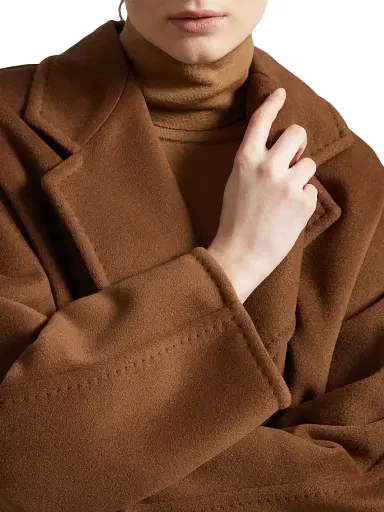 Max Mara Women's 101801 Icon Madame Wool Cashmere Double-Breasted Coat - Black | Thumbnail 37 Max Mara Women's 101801 Icon Madame Wool Cashmere Double-Breasted Coat - Black | Thumbnail 37