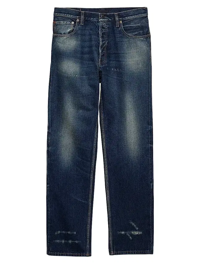 Men's Regular Washed Denim Jeans - Blue Men's Regular Washed Denim Jeans - Blue