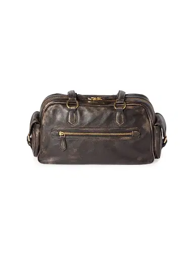Miu Miu Women's Pocket Nappa Leather Shoulder Bag - Brown | Thumbnail 4 Miu Miu Women's Pocket Nappa Leather Shoulder Bag - Brown | Thumbnail 4