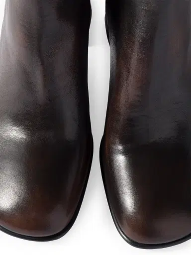 Miu Miu Women's Fume Calf Booties - Brown - Size 11 | Thumbnail 2 Miu Miu Women's Fume Calf Booties - Brown - Size 11 | Thumbnail 2