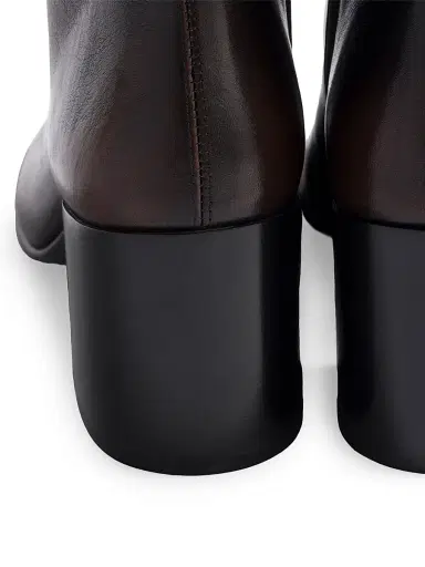 Miu Miu Women's Fume Calf Booties - Brown - Size 11 | Thumbnail 3 Miu Miu Women's Fume Calf Booties - Brown - Size 11 | Thumbnail 3