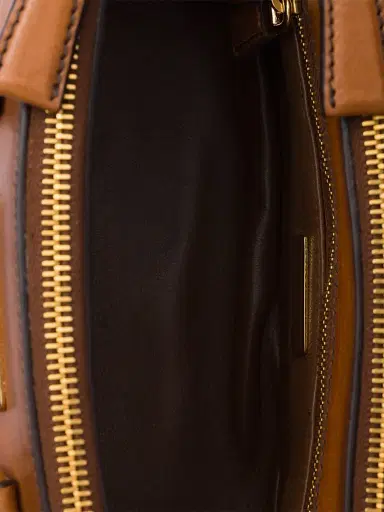 Prada Women's Galleria Leather Mini Top Handle Bag - Brown | Thumbnail 5 Prada Women's Galleria Leather Mini Top Handle Bag - Brown | Thumbnail 5
