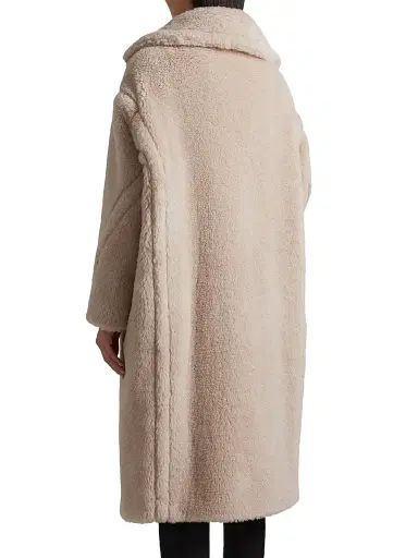 Max Mara Women's Teddy Bear Icon Coat in Alpaca and Wool - Beige | Thumbnail 4 Max Mara Women's Teddy Bear Icon Coat in Alpaca and Wool - Beige | Thumbnail 4