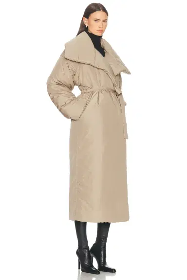 Norma Kamali High Collar Sleeping Bag Long Coat | Thumbnail 2 Norma Kamali High Collar Sleeping Bag Long Coat | Thumbnail 2