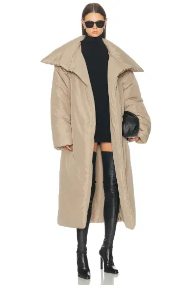 Norma Kamali High Collar Sleeping Bag Long Coat | Thumbnail 4 Norma Kamali High Collar Sleeping Bag Long Coat | Thumbnail 4