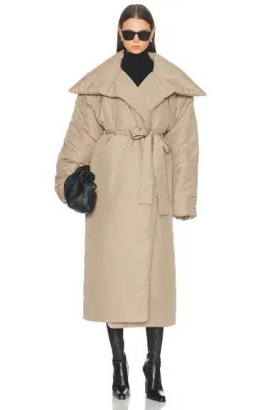 Norma Kamali High Collar Sleeping Bag Long Coat | Thumbnail 1 Norma Kamali High Collar Sleeping Bag Long Coat | Thumbnail 1