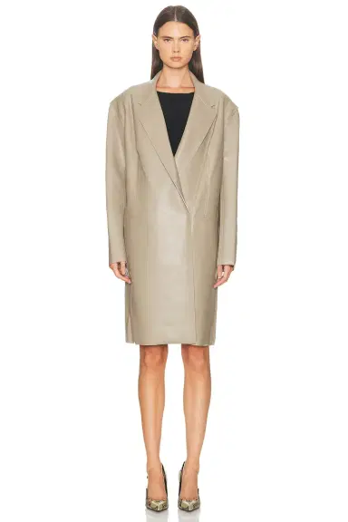 Norma Kamali Oversized Double Breasted Jacket | Thumbnail 2 Norma Kamali Oversized Double Breasted Jacket | Thumbnail 2