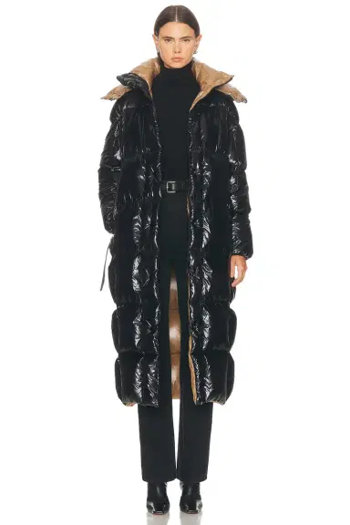 Moncler Parnaiba Long Coat | Thumbnail 1 Moncler Parnaiba Long Coat | Thumbnail 1