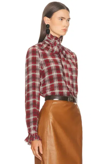 Saint Laurent High Neck Top | Thumbnail 2 Saint Laurent High Neck Top | Thumbnail 2