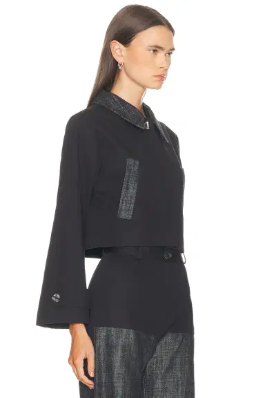 Matthew Bruch Cropped Barn Jacket | Thumbnail 2 Matthew Bruch Cropped Barn Jacket | Thumbnail 2