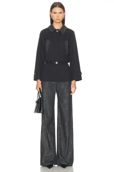 Matthew Bruch Cropped Barn Jacket | Thumbnail 4 Matthew Bruch Cropped Barn Jacket | Thumbnail 4