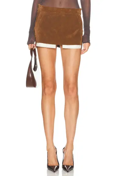 Rick Owens Fog Cutoff Mini Skirt | Thumbnail 1 Rick Owens Fog Cutoff Mini Skirt | Thumbnail 1