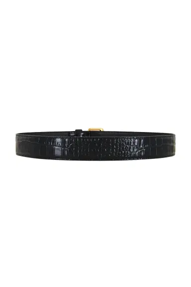 Saint Laurent Croc Embossed Belt | Thumbnail 2 Saint Laurent Croc Embossed Belt | Thumbnail 2