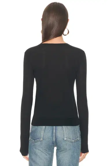 Saint Laurent Long Sleeve Sweater | Thumbnail 3 Saint Laurent Long Sleeve Sweater | Thumbnail 3