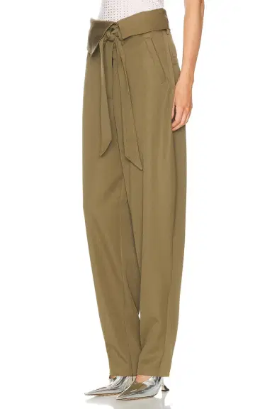 The Attico Folded Waist Long Pant | Thumbnail 3 The Attico Folded Waist Long Pant | Thumbnail 3
