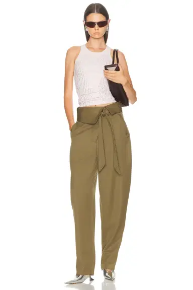 The Attico Folded Waist Long Pant | Thumbnail 5 The Attico Folded Waist Long Pant | Thumbnail 5