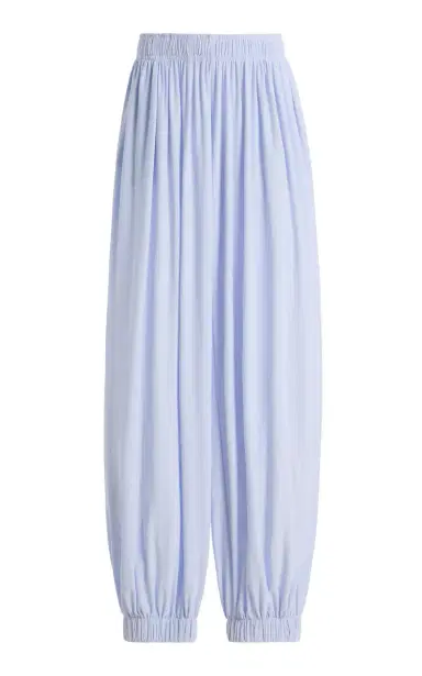 BIRROT Lay1 Gathered Crepe Wide-Leg Pants | Thumbnail 1 BIRROT Lay1 Gathered Crepe Wide-Leg Pants | Thumbnail 1