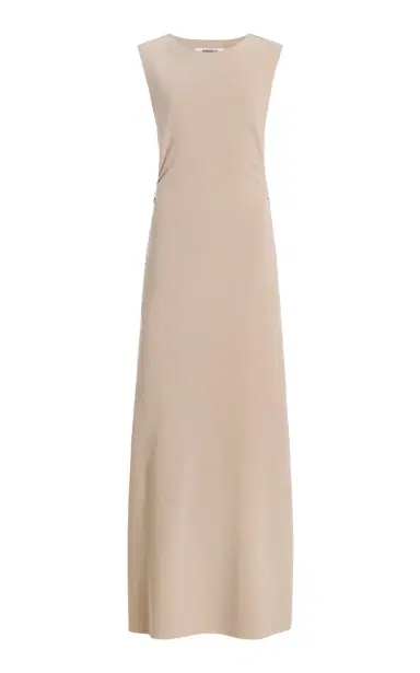 BIRROT Lay2 Draped Crepe Midi Dress | Thumbnail 7 BIRROT Lay2 Draped Crepe Midi Dress | Thumbnail 7