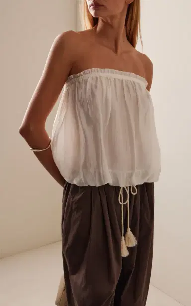THE GARMENT Gilian Semi-Sheer Balloon Top | Thumbnail 2 THE GARMENT Gilian Semi-Sheer Balloon Top | Thumbnail 2