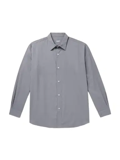 A.PRESSE Cotton and Silk-Blend Shirt - Men | Thumbnail 1 A.PRESSE Cotton and Silk-Blend Shirt - Men | Thumbnail 1