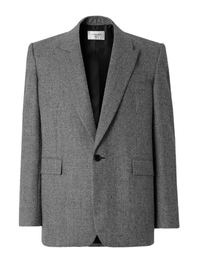 Prince of Wales Checked Wool Blazer - Men Prince of Wales Checked Wool Blazer - Men
