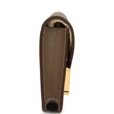 HERMÈS Hermes Constance Slim Compact Wallet Etoupe Evercolor Gold Hardware | Thumbnail 3 HERMÈS Hermes Constance Slim Compact Wallet Etoupe Evercolor Gold Hardware | Thumbnail 3