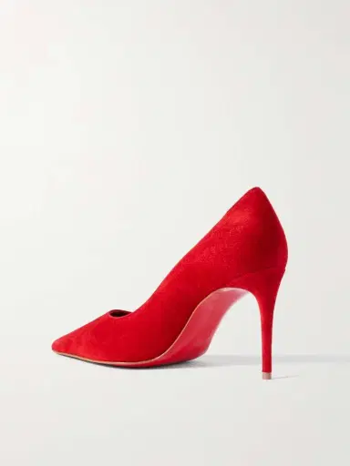 Christian Louboutin Kate Max 85 Suede Pumps | Thumbnail 3 Christian Louboutin Kate Max 85 Suede Pumps | Thumbnail 3