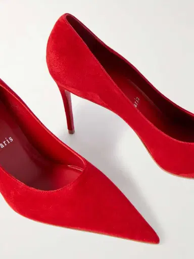 Christian Louboutin Kate Max 85 Suede Pumps | Thumbnail 4 Christian Louboutin Kate Max 85 Suede Pumps | Thumbnail 4