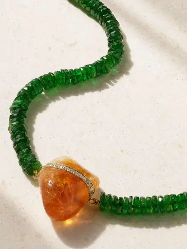 JIA JIA 14-karat Gold Multi-stone Necklace | Thumbnail 4 JIA JIA 14-karat Gold Multi-stone Necklace | Thumbnail 4
