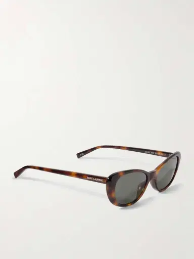 Saint Laurent Eyewear Cat-eye Tortoiseshell Acetate Sunglasses | Thumbnail 3 Saint Laurent Eyewear Cat-eye Tortoiseshell Acetate Sunglasses | Thumbnail 3