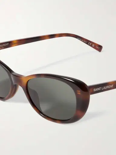 Saint Laurent Eyewear Cat-eye Tortoiseshell Acetate Sunglasses | Thumbnail 4 Saint Laurent Eyewear Cat-eye Tortoiseshell Acetate Sunglasses | Thumbnail 4