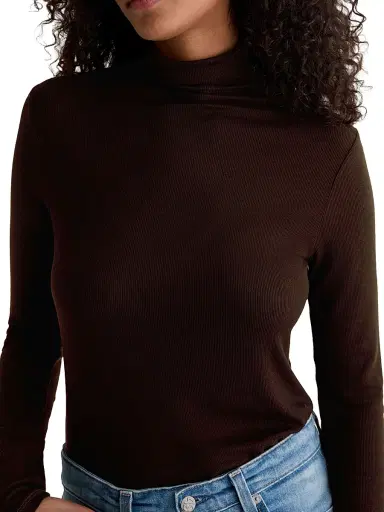 AG Jeans Women's Chels Cotton Turtleneck Sweater | Thumbnail 5 AG Jeans Women's Chels Cotton Turtleneck Sweater | Thumbnail 5