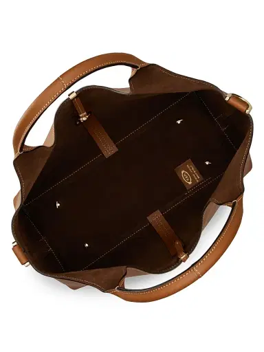 Tod's Women's Small Leather Tote Bag - Kenia Cacao | Thumbnail 2 Tod's Women's Small Leather Tote Bag - Kenia Cacao | Thumbnail 2