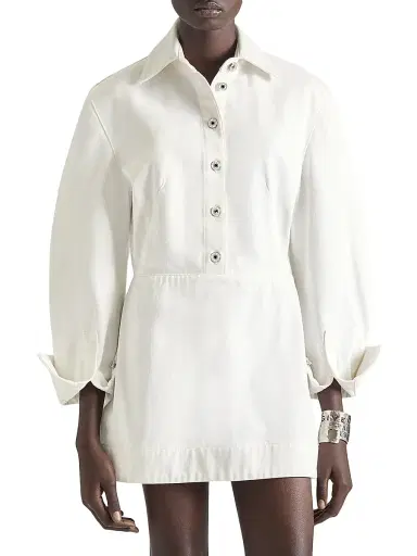 Givenchy Women's Dress in Denim - Off White | Thumbnail 2 Givenchy Women's Dress in Denim - Off White | Thumbnail 2