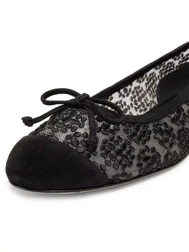 Manolo Blahnik Women's Cap-Toe Ballerina Flats - Black - Size 11 | Thumbnail 5 Manolo Blahnik Women's Cap-Toe Ballerina Flats - Black - Size 11 | Thumbnail 5